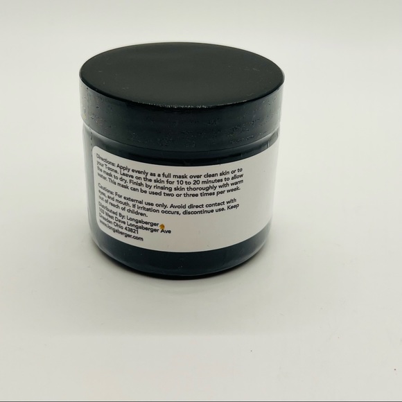NWT Longaberger Purifying Mask 3 Earth Clays and Charcoal - Picture 7 of 8